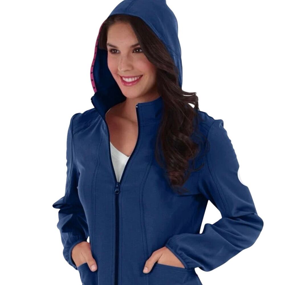 Heart Soul Navy Scrub Jacket Women’s Size Small Petite Style Number 20310
